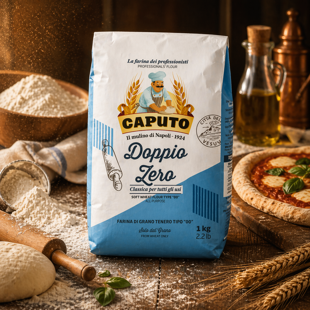 Făină Caputo Doppio Zero 1kg - Făină Moale Superfină 00