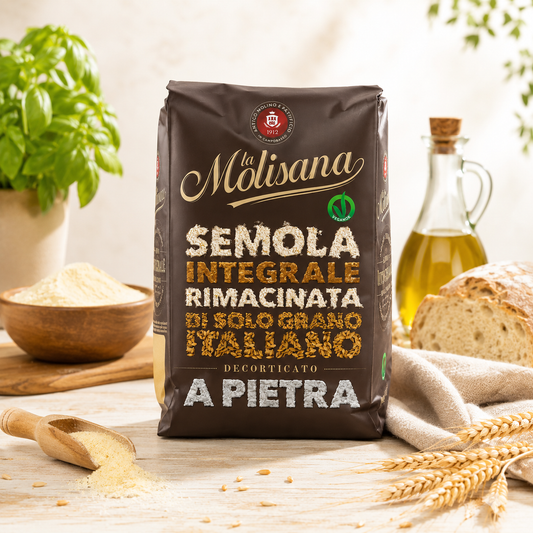Făină Integrală din Grâu Dur Semola Rimacinata La Molisana 1 kg