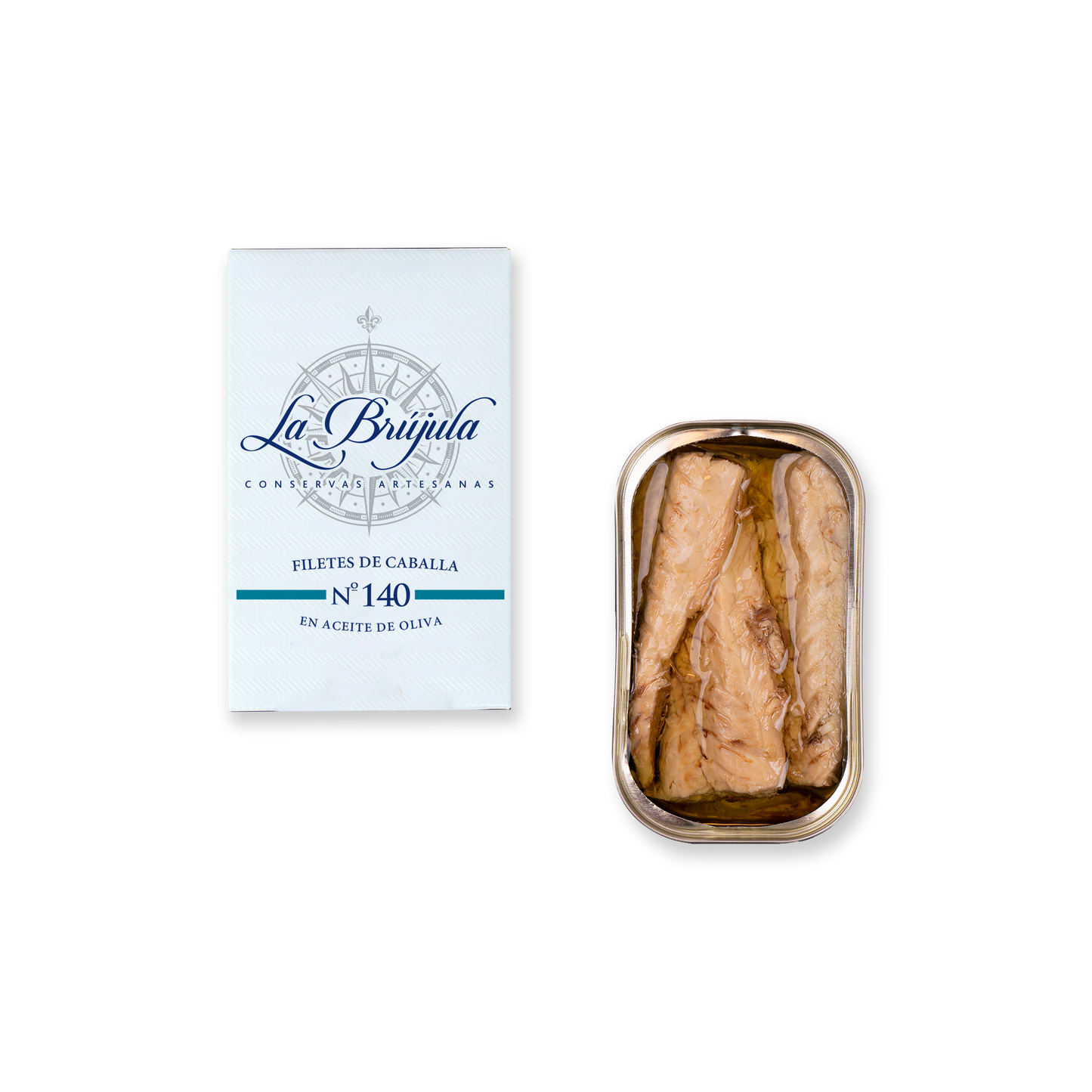 Fileuri de Macrou în Ulei de Măsline 115g | La brújula.
