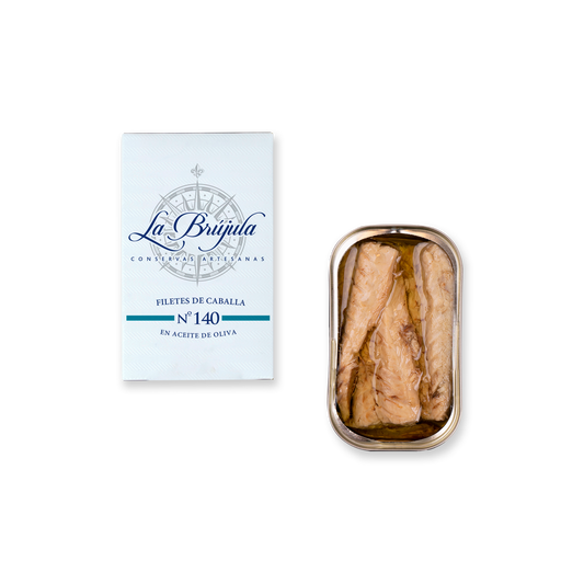 Fileuri de Macrou în Ulei de Măsline 115g | La brújula.