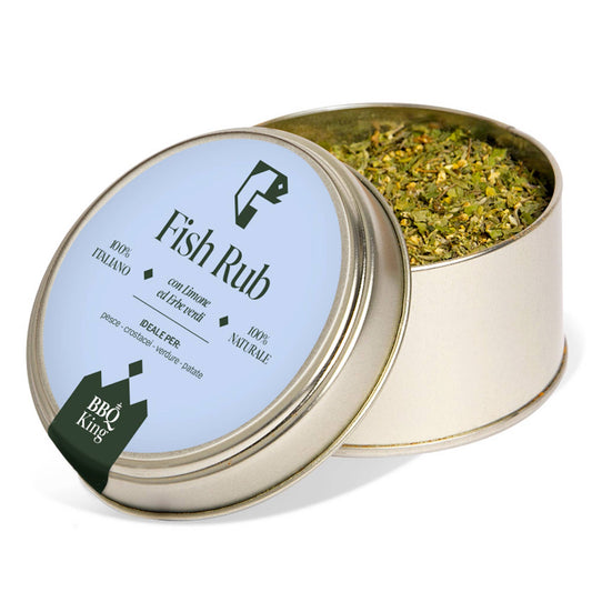 Fish Rub - Condiment Premium pentru Pește și Fructe de Mare cu Lămâie și Ierburi Aromatice 70g