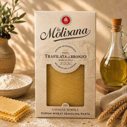 Foi de Lasagna din Grâu Dur La Molisana Nr.219 500g – Pentru Lasagna Italiană