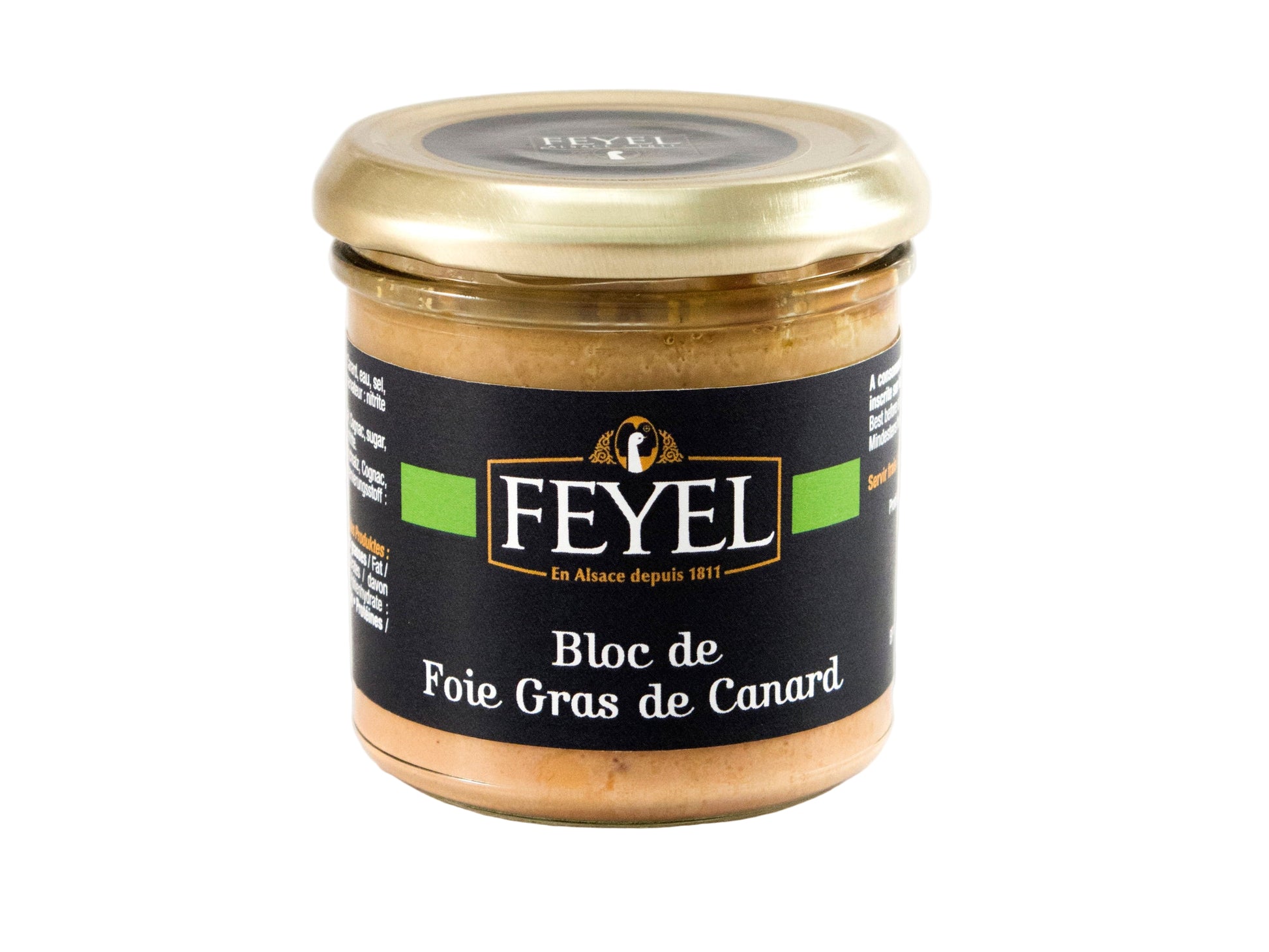 Foie Gras de Rață Bloc 120g Feyel.