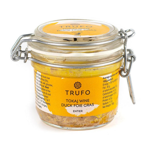 Foie Gras de Rață cu Vin Tokaji Entier TRUFO 180g.