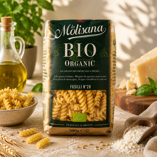 Fusilli Bio La Molisana 500g – Paste Organice din Grâu Dur