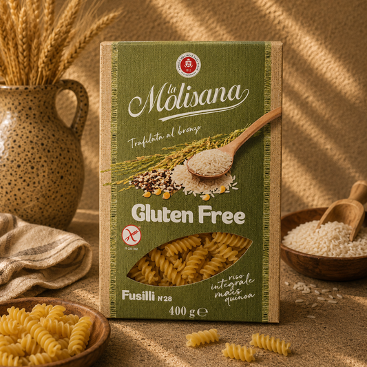 Fusilli Fără Gluten La Molisana Nr.28 400g – Paste Gluten Free