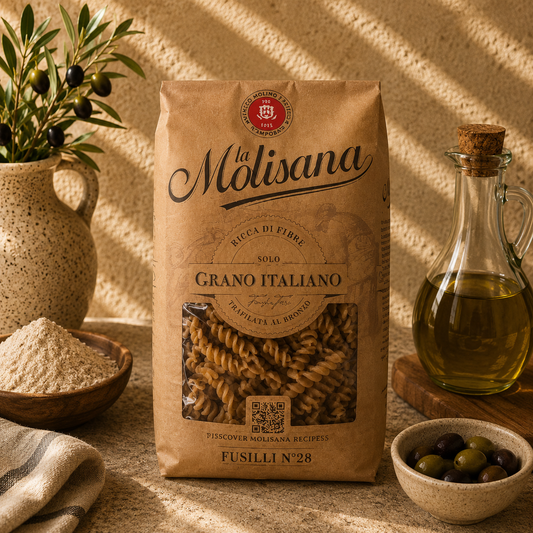 Fusilli Integrale La Molisana Nr.28 500g – Paste Integrale Italiene