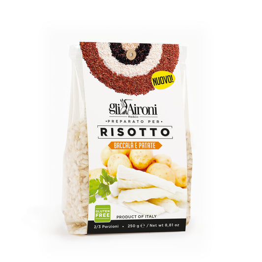 Risotto Baccalá e Patate 250g | Gli Aironi