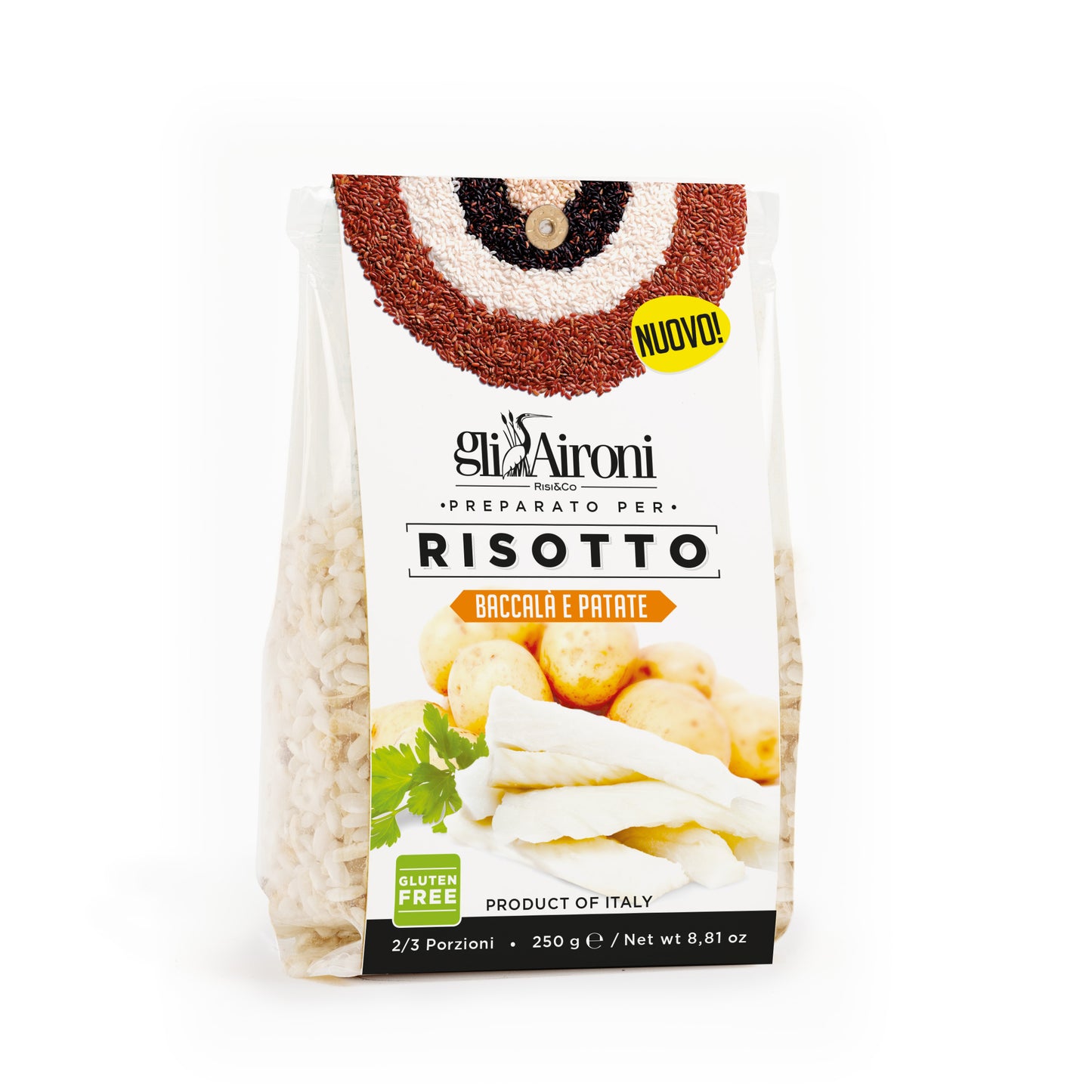 Risotto Baccalá e Patate 250g | Gli Aironi