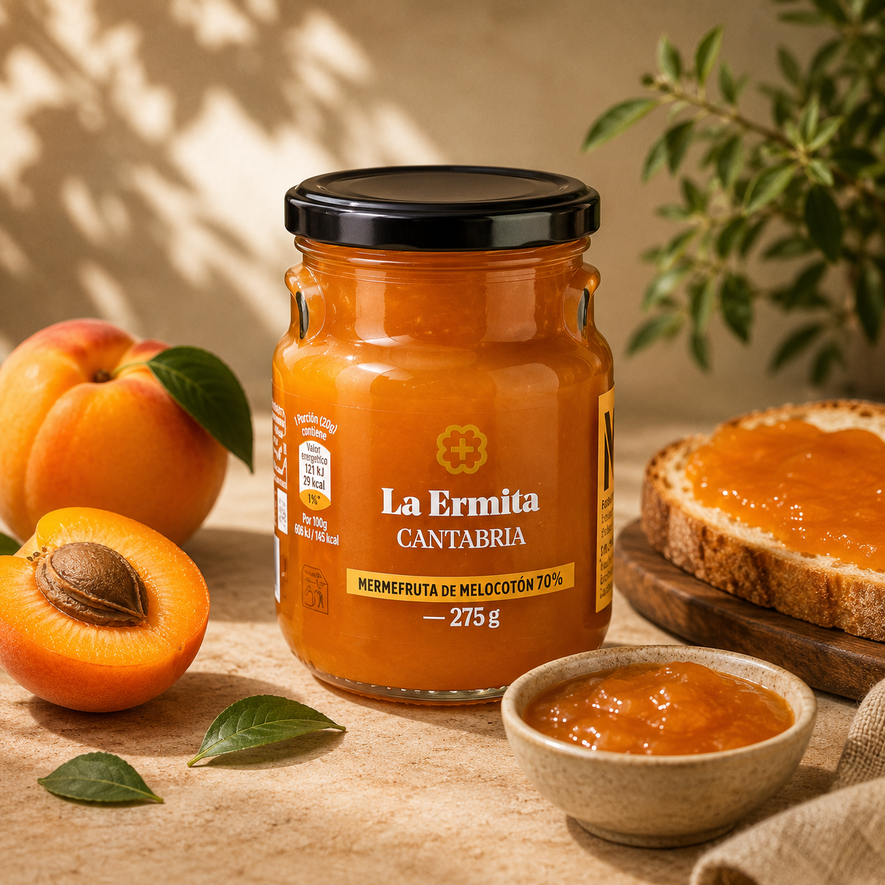 Gem de Piersici 275 g | La Ermita Cantabria