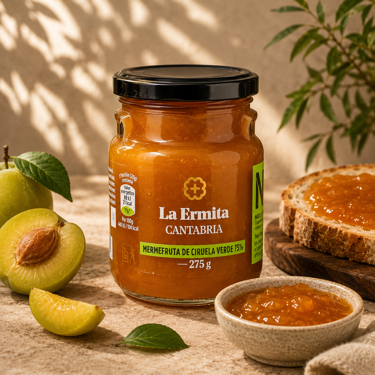 Gem de Prune Verzi 275 g | La Ermita Cantabria
