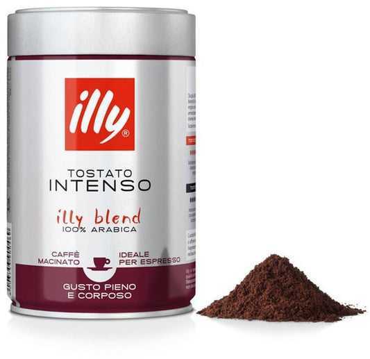 Illy Espresso Intenso Cafea Macinata 250g.