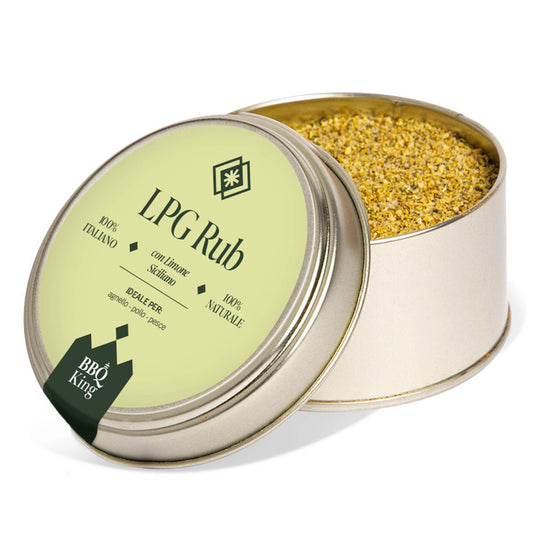 LPG Rub - Condiment Premium cu Lămâie Siciliană pentru Grill și Preparate Gourmet 70g