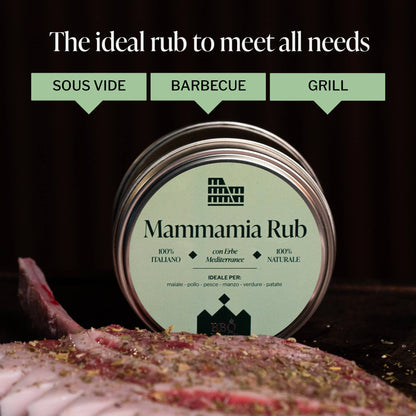 Mammamia Rub – Condiment Premium cu Ierburi Mediteraneene pentru Carne și Legume 70g