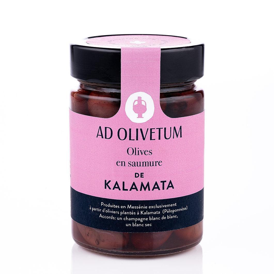 Măsline Kalamata în saramură şi EVOO – Ad Olivetum (200 g)