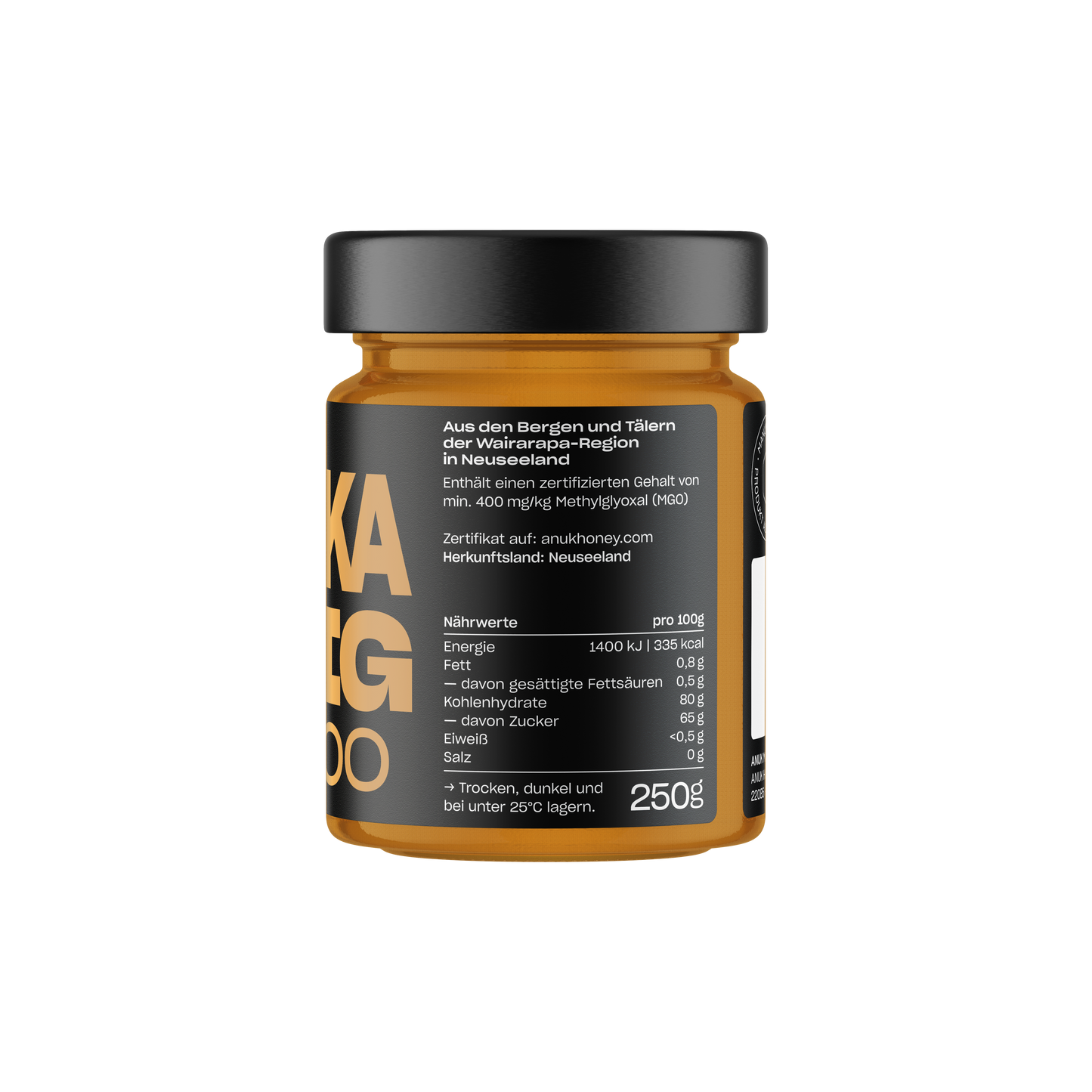 Miere de Manuka MGO400 ANUK 150g