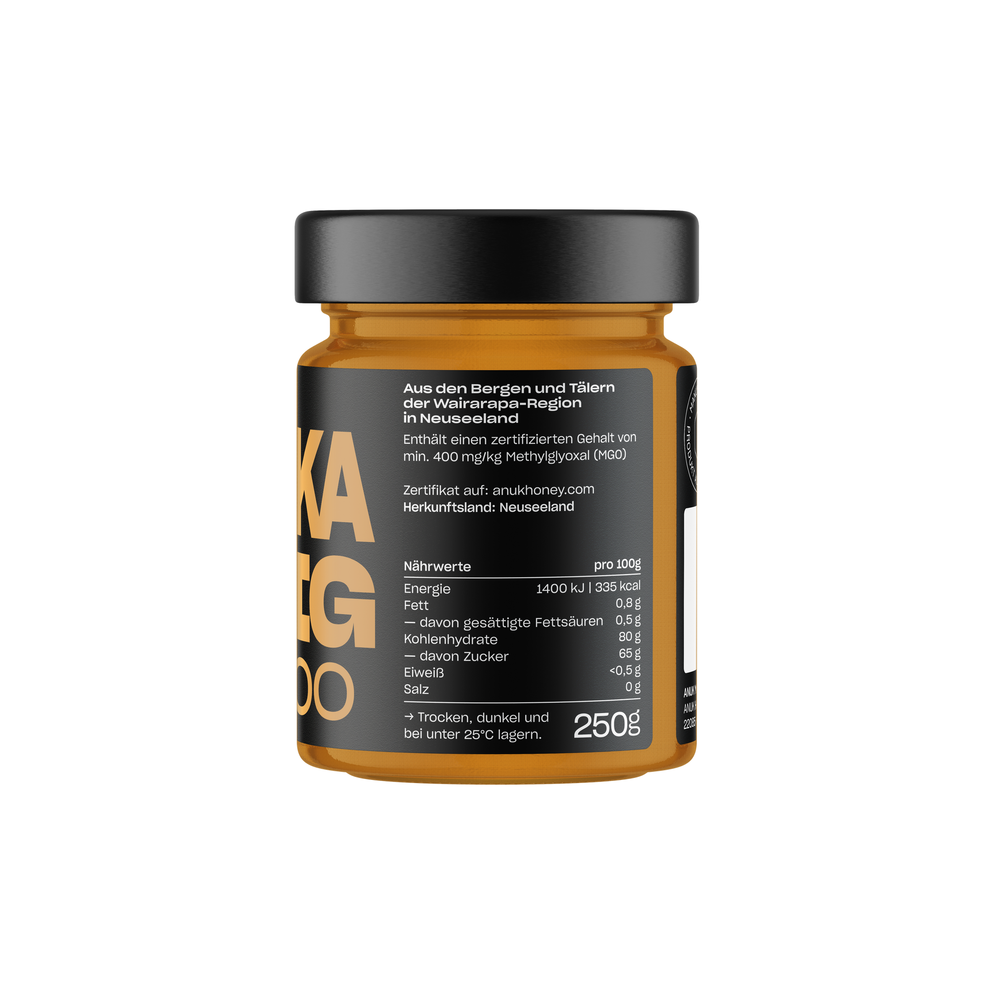 Miere de Manuka MGO400 ANUK 150g