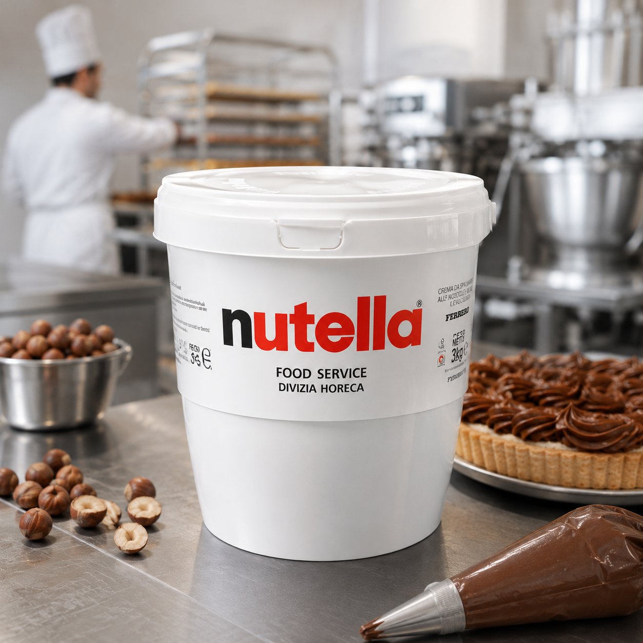 Nutella HoReCa – Cremă tartinabilă cu alune și cacao 3 kg