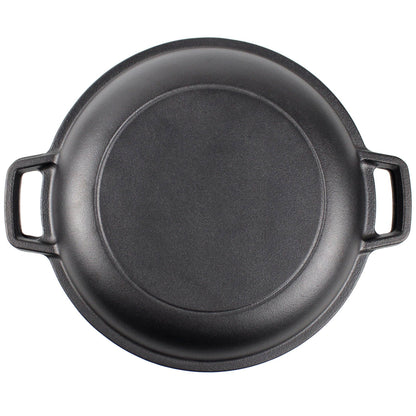 Oală din Fontă Dutch Oven 26 cm pentru Pâine, Fripturi și Slow Cooking
