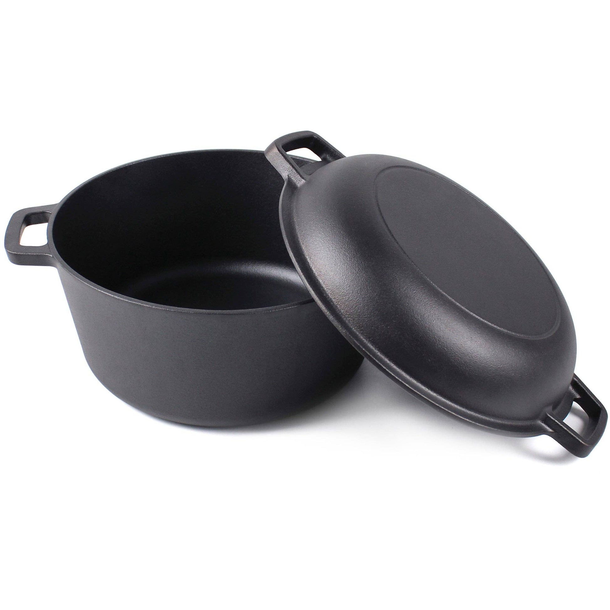 Oală din Fontă Dutch Oven 26 cm pentru Pâine, Fripturi și Slow Cooking