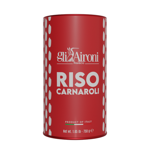 Orez Carnaroli 750g Latta Rossa | Gli Aironi.