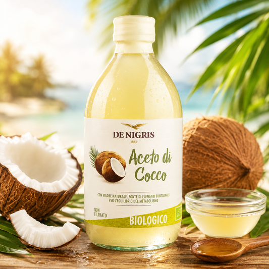Oțet de Cocos Bio Nefiltrat cu Mamă De Nigris 500 ml