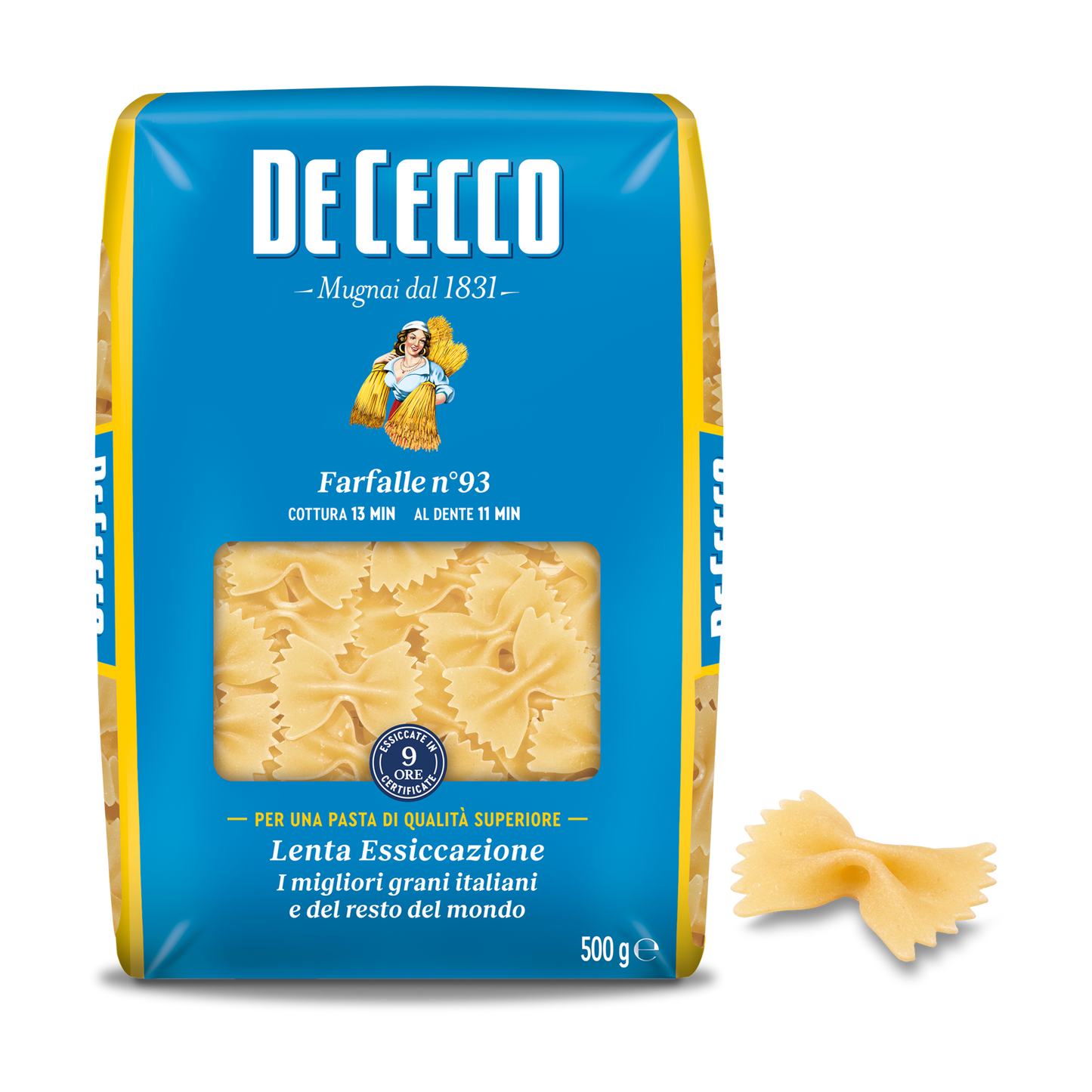 Paste Farfalle De Cecco 1kg.