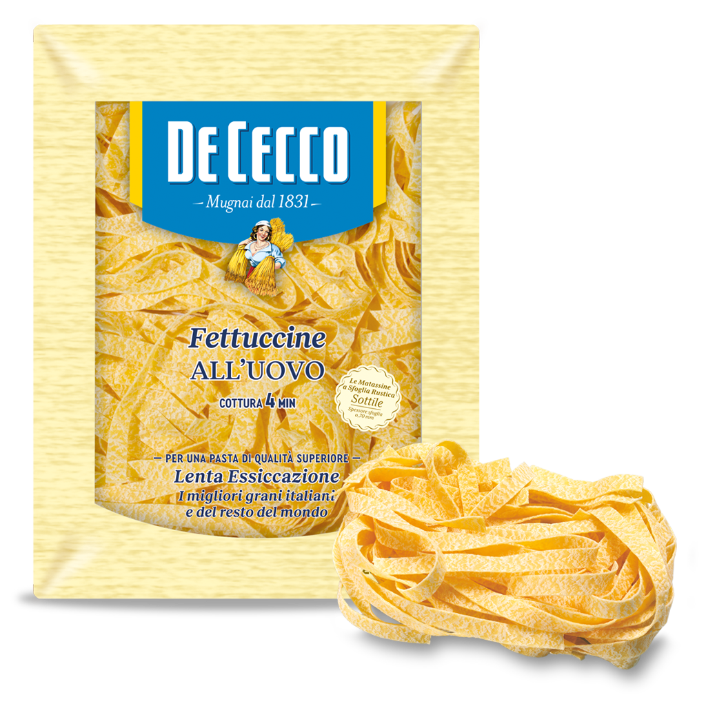Paste Fettuccine cu ou De Cecco 250g – paste italiene tradiționale