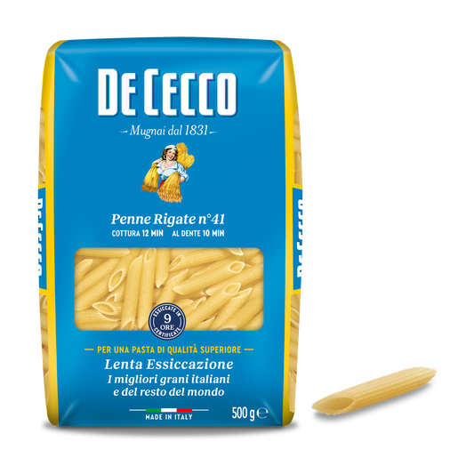 Paste Penne Rigate De Cecco 1kg.