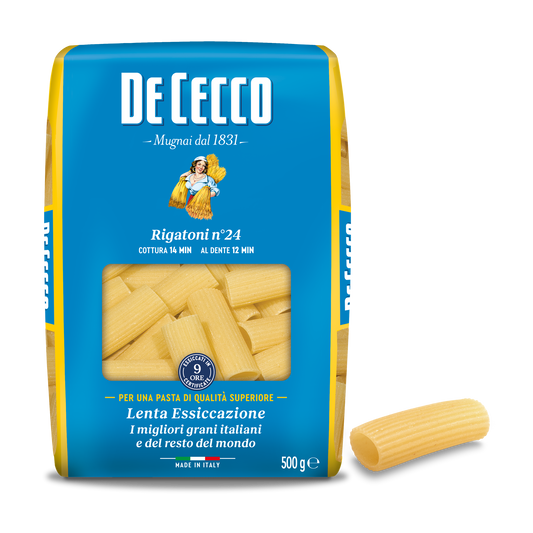 Paste Rigatoni De Cecco 1kg.
