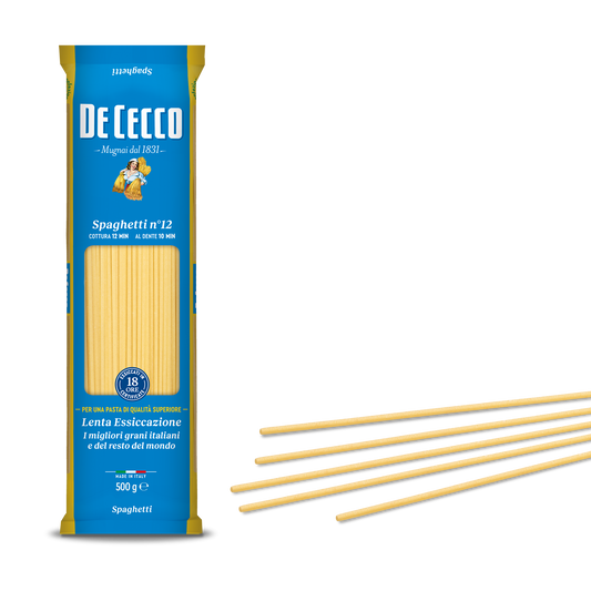 Paste Spaghetti nr. 12 De Cecco 1kg.