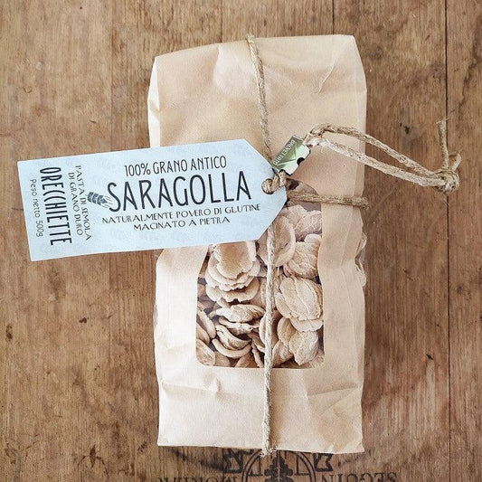 Paste italiene Orecchiette din grâu antic Saragolla – textură rustică, Perché ci Credo (500g)