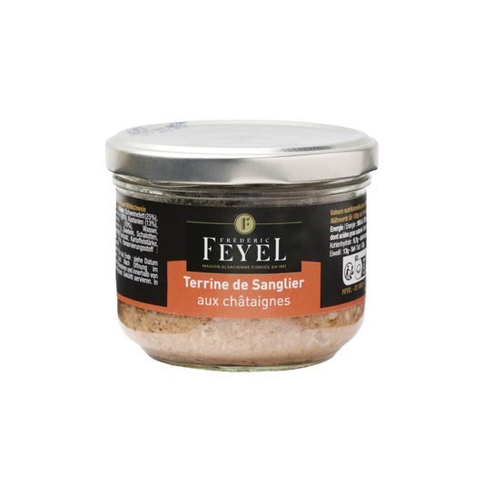 Pate de Mistreț și Castane 180g Feyel.