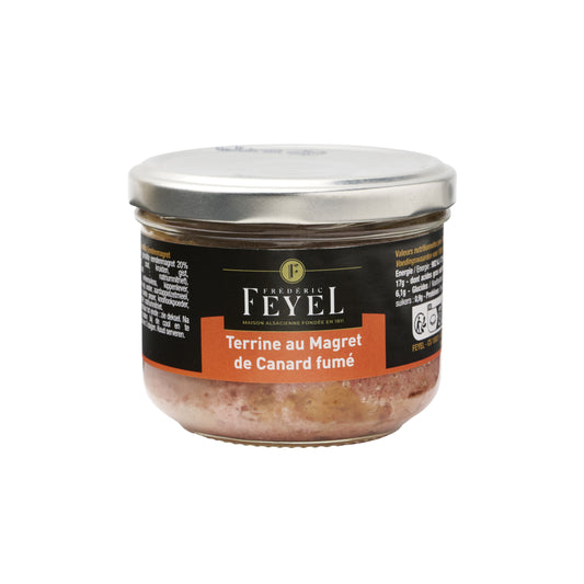 Pate de piept de rață afumat 180g – specialitate gourmet Feyel