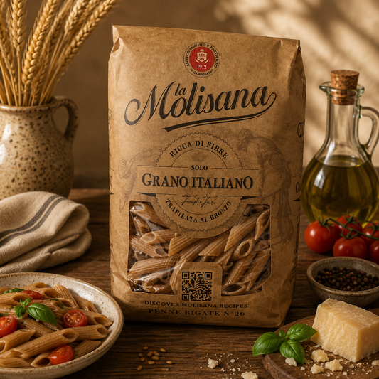 Penne Integrale La Molisana Nr.20 500g – Paste Integrale din Grâu Dur