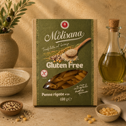 Penne Rigate Fără Gluten La Molisana Nr.20 400g – Paste Gluten Free