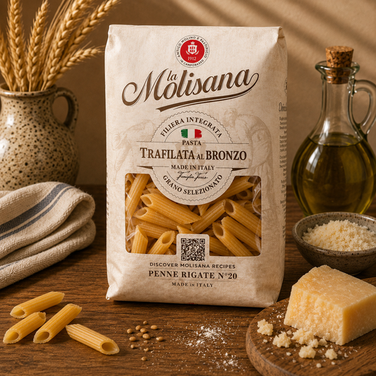 Penne Rigate La Molisana Nr.20 500g – Paste Italiene pentru Sosuri și Paste la Cuptor