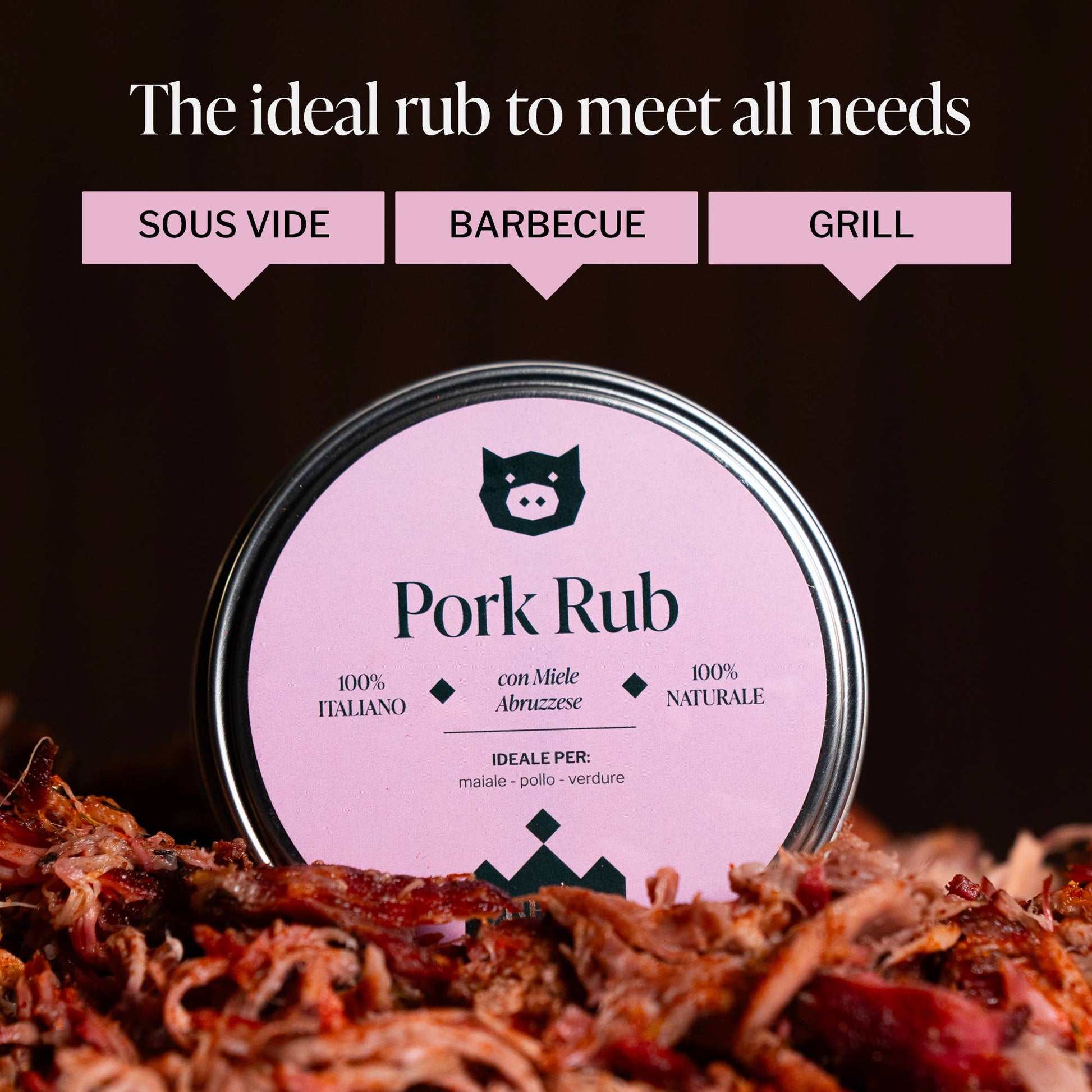 Pork Rub – Condiment Premium pentru Carne de Porc și BBQ 70g