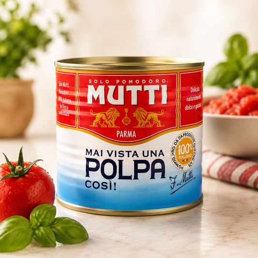 Pulpă de Roșii Mutti Polpa 210g – Textură Naturală, Gust Autentic Italian
