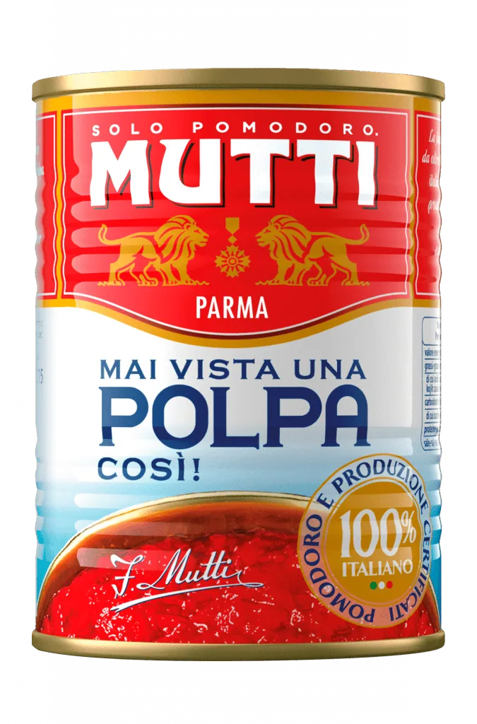 Pulpă de Roșii Mutti Polpa 400g – Textură Naturală, Gust Autentic Italian