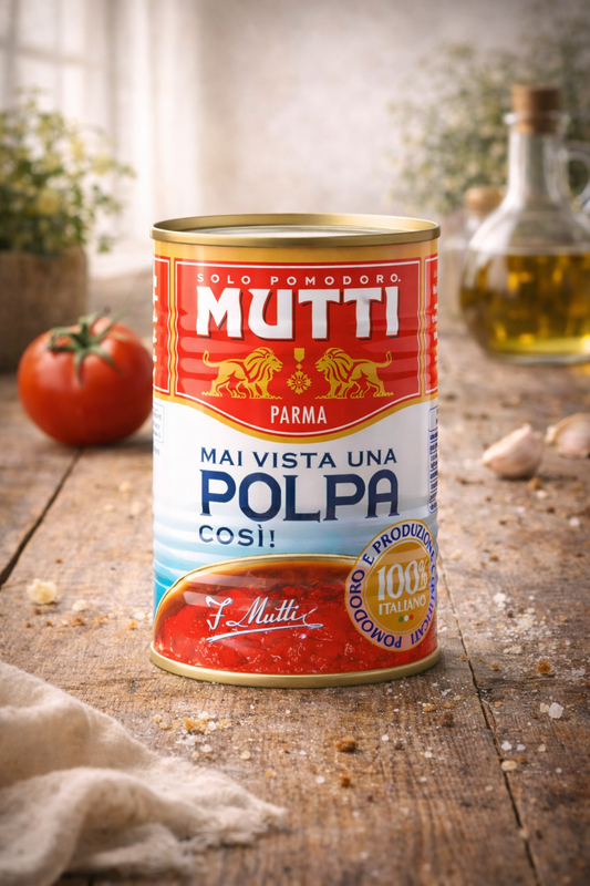 Pulpă de Roșii Mutti Polpa 400g – Textură Naturală, Gust Autentic Italian