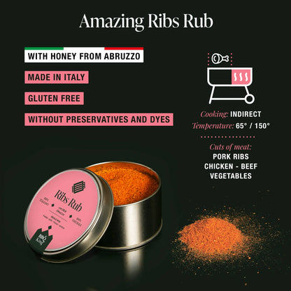 Ribs Rub – Condiment Premium pentru Coaste de Porc și Grill 70g