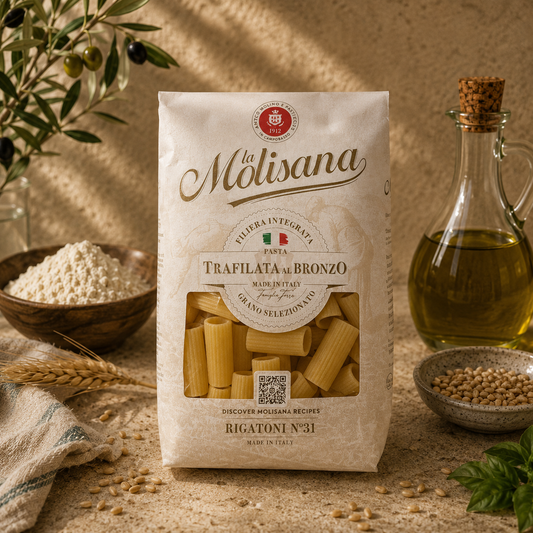 Rigatoni La Molisana 500g – Paste Italiene pentru Sosuri și Cuptor
