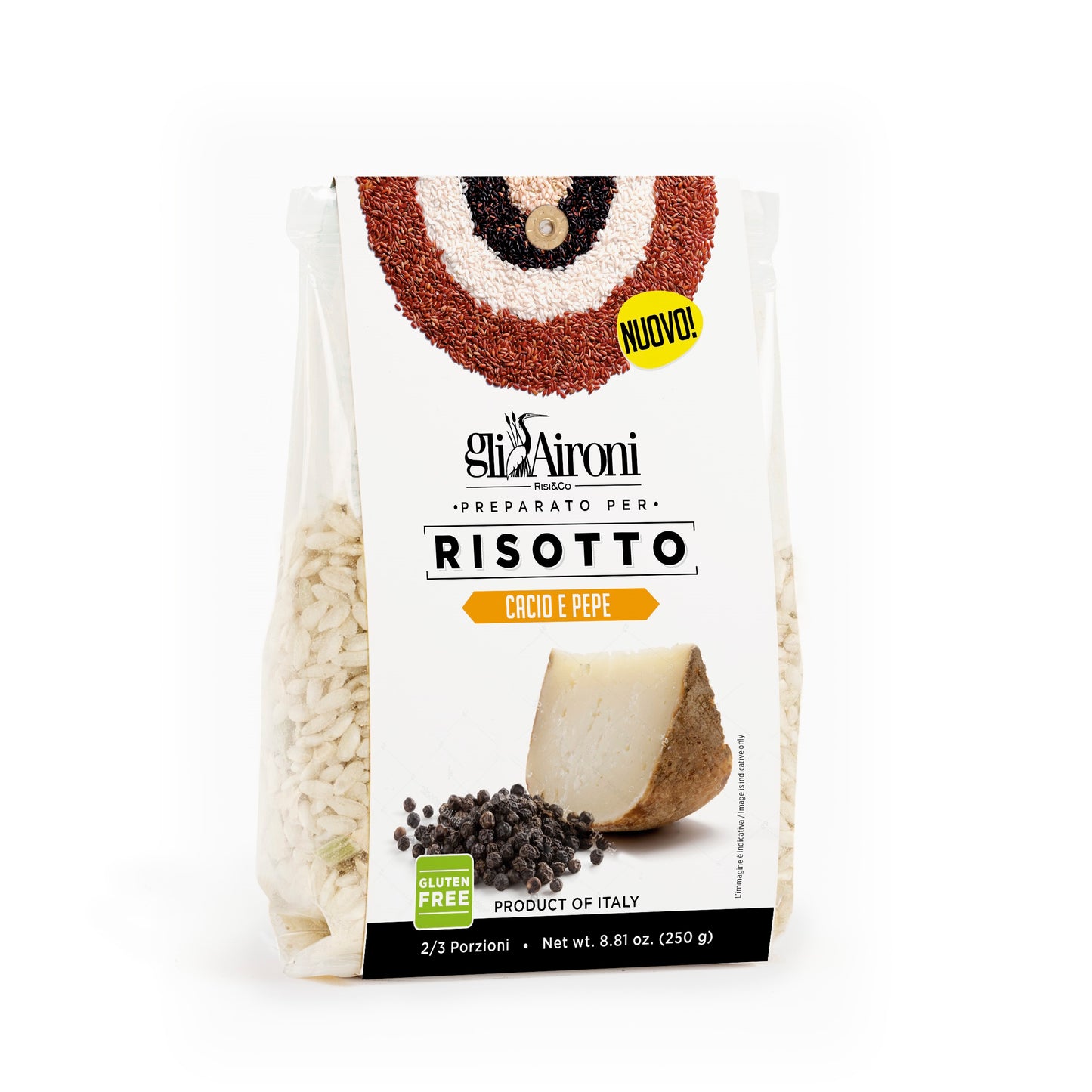 Risotto Cacio e Pepe 250g | Gli Aironi.