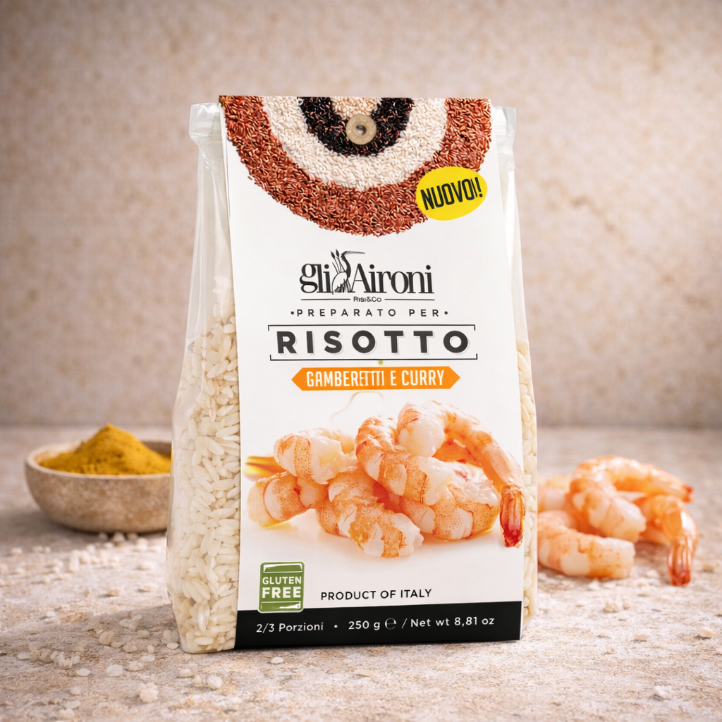 Risotto cu Creveti si Curry 250g | Gli Aironi