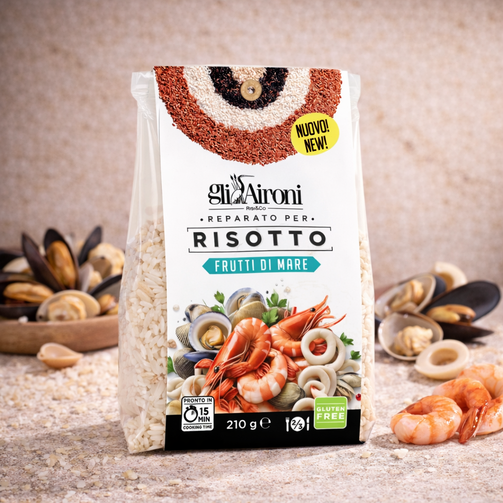 Risotto cu Fructe de Mare 210g | Gli Aironi