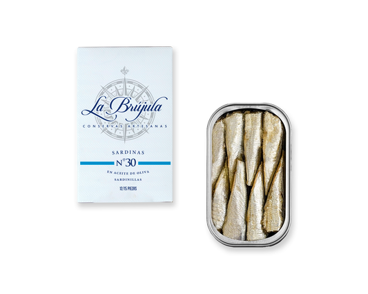 Sardine în Ulei de Măsline 12/15 bucăți | La brújula.