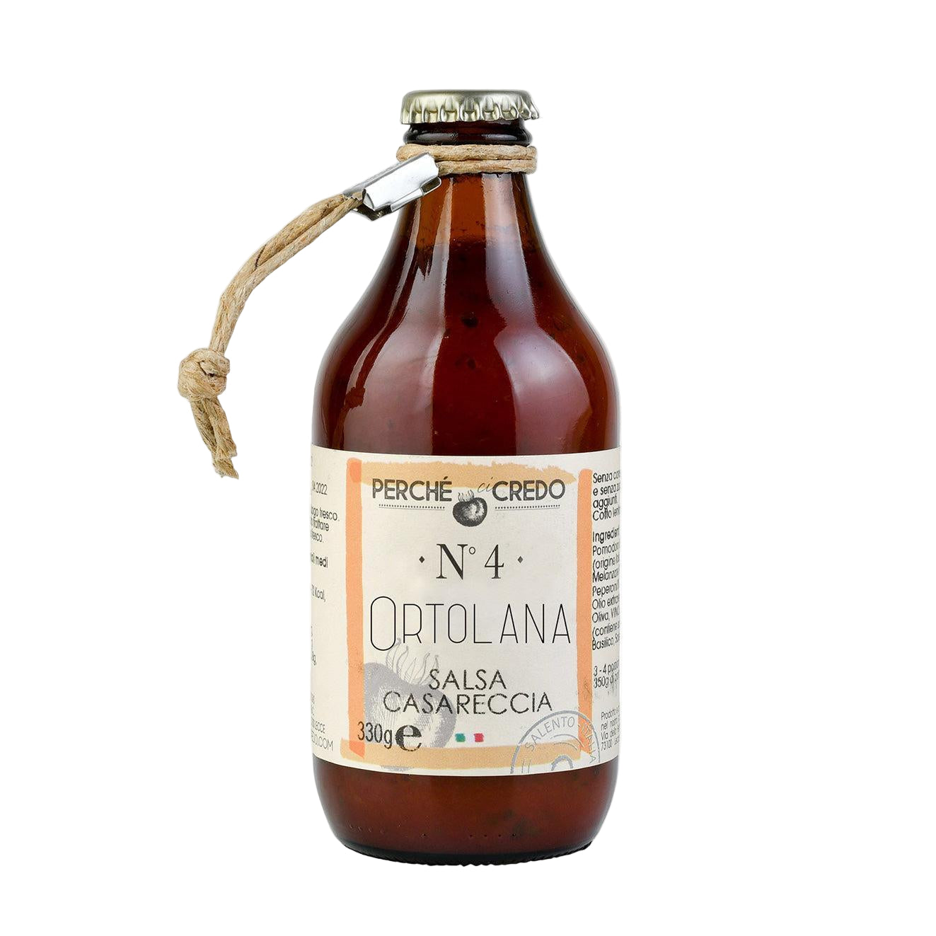 Sos de Roșii Casareccia cu Vinete și Ardei 330g | Perché ci Credo