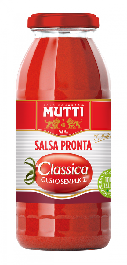 Sos de Roșii Mutti Salsa Pronta Classica 400g – Rețetă Italiană Clasică