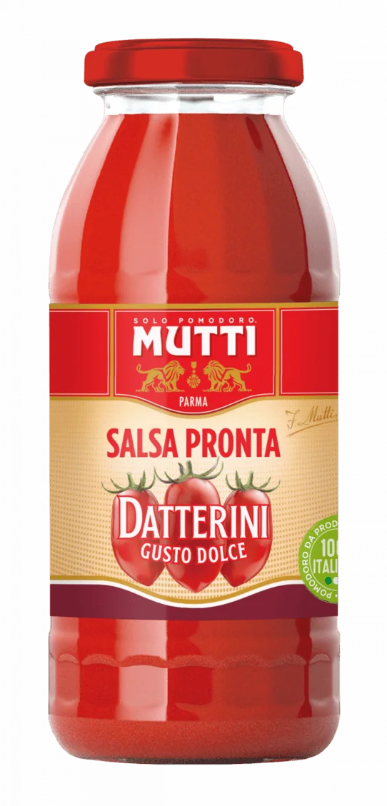 Sos de Roșii Mutti Salsa Pronta Datterini 400g – Gust Dulce Natural, Roșii Italiene Premium